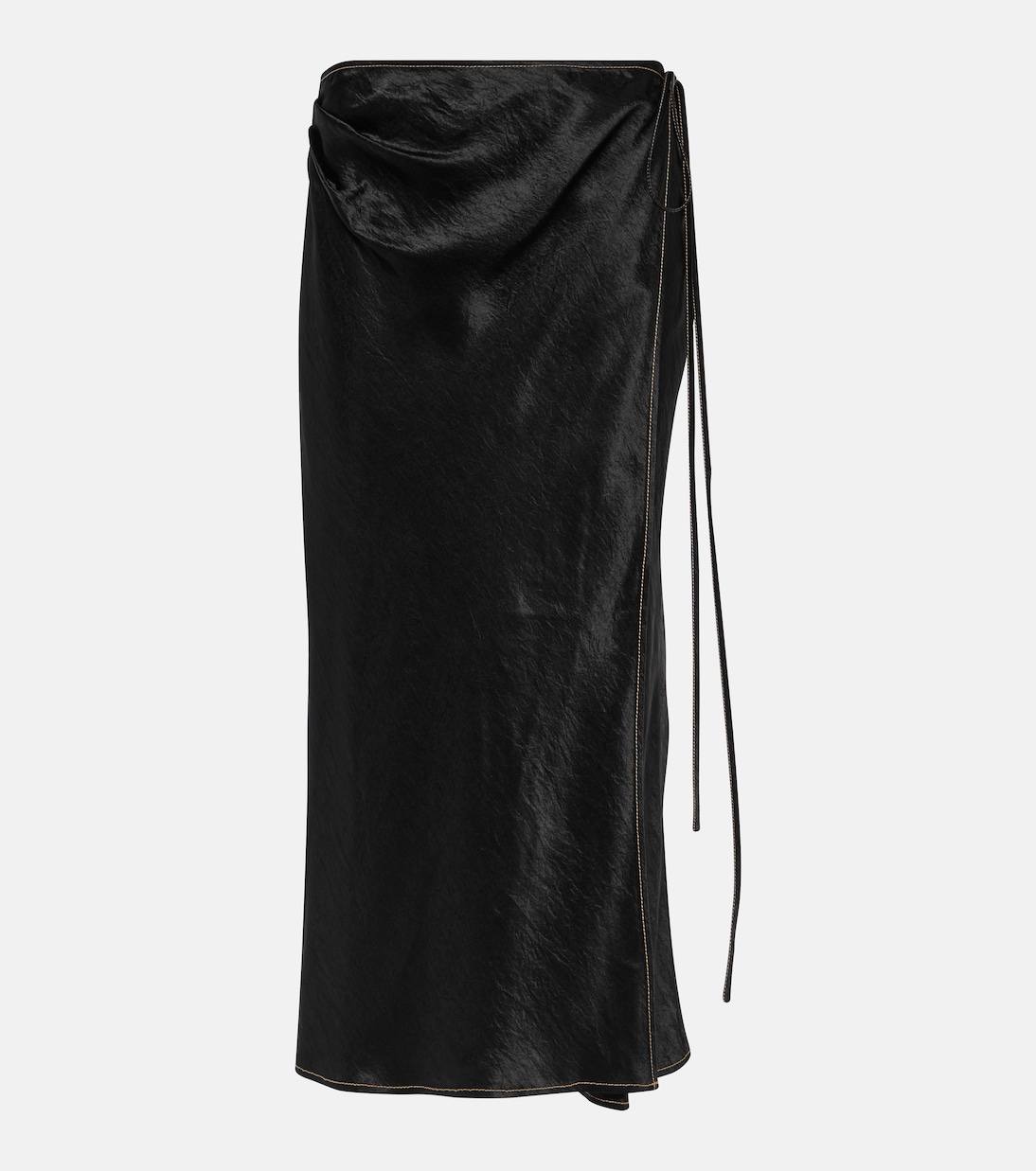 Gonna a portafoglio in raso | Acne Studios