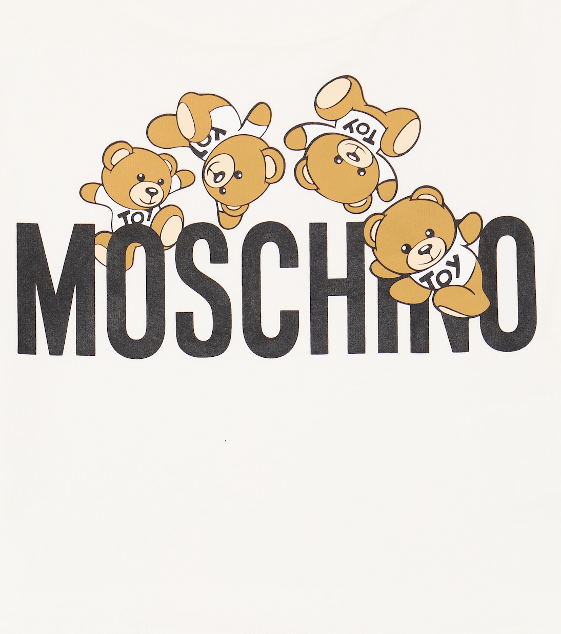 Ensemble t-shirt et short en coton mélangé | Moschino Kids