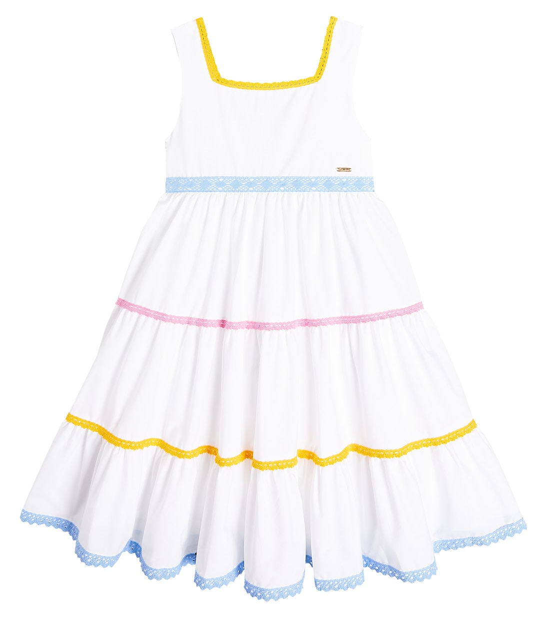 Tiered cotton dress | Patachou