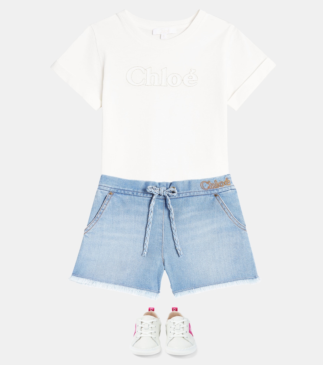 Shorts de denim | Chloé Kids