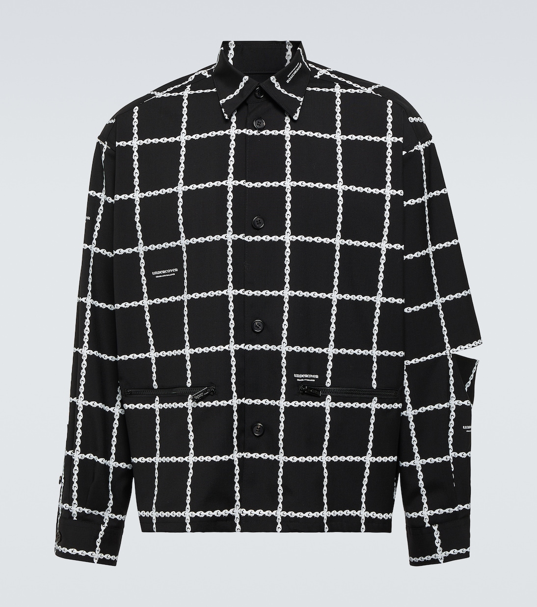 Printed wool-blend jacket | Undercover