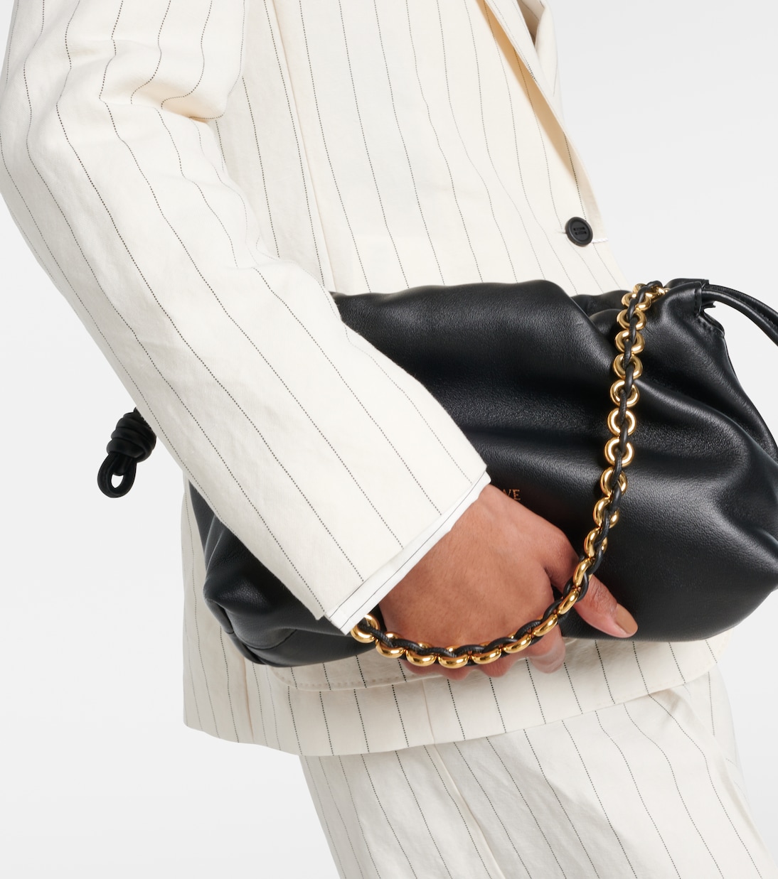 Blazer gessato in lino e cotone | Max Mara