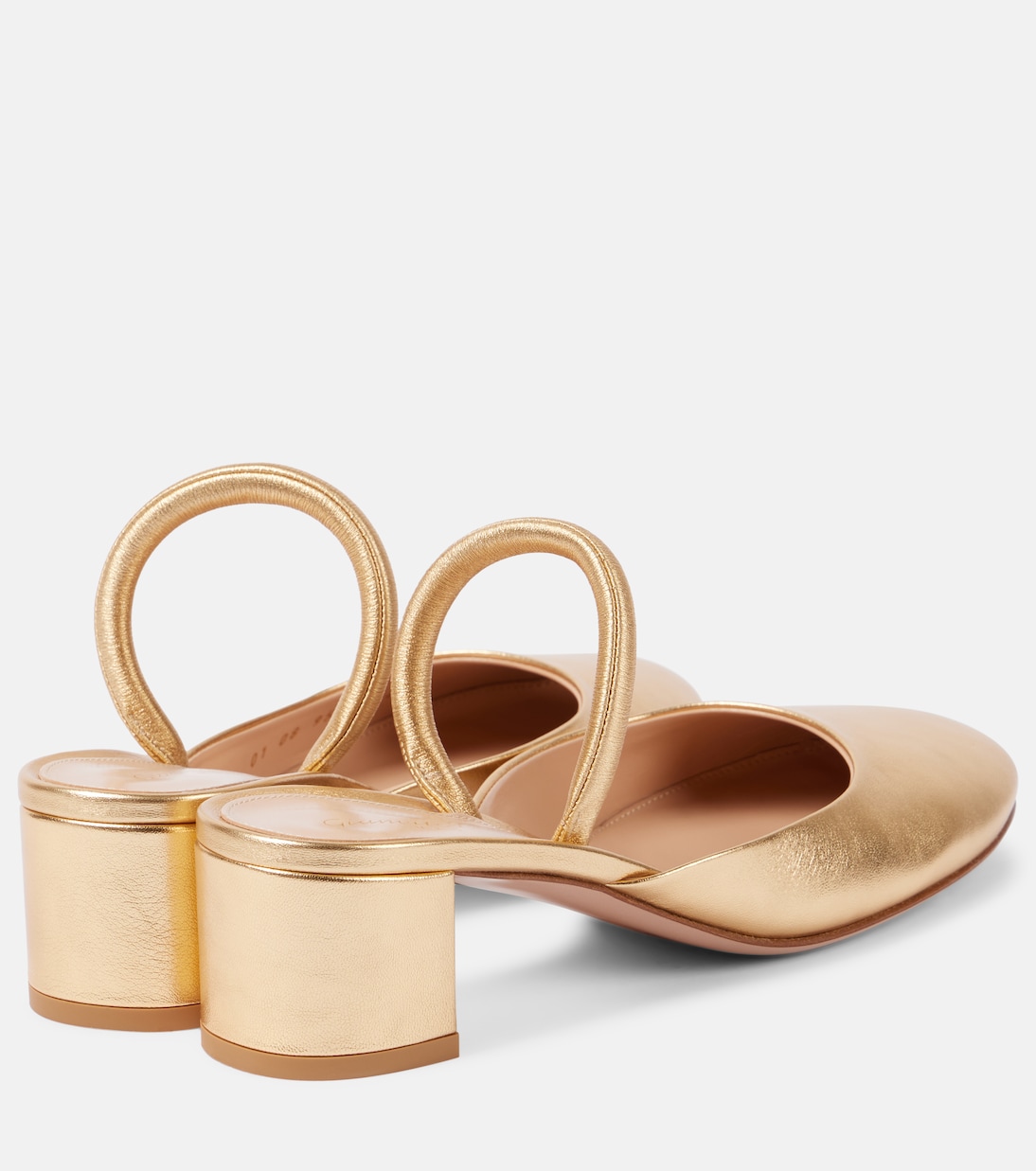 Mules Tivoli 45 in pelle metallizzata | Gianvito Rossi