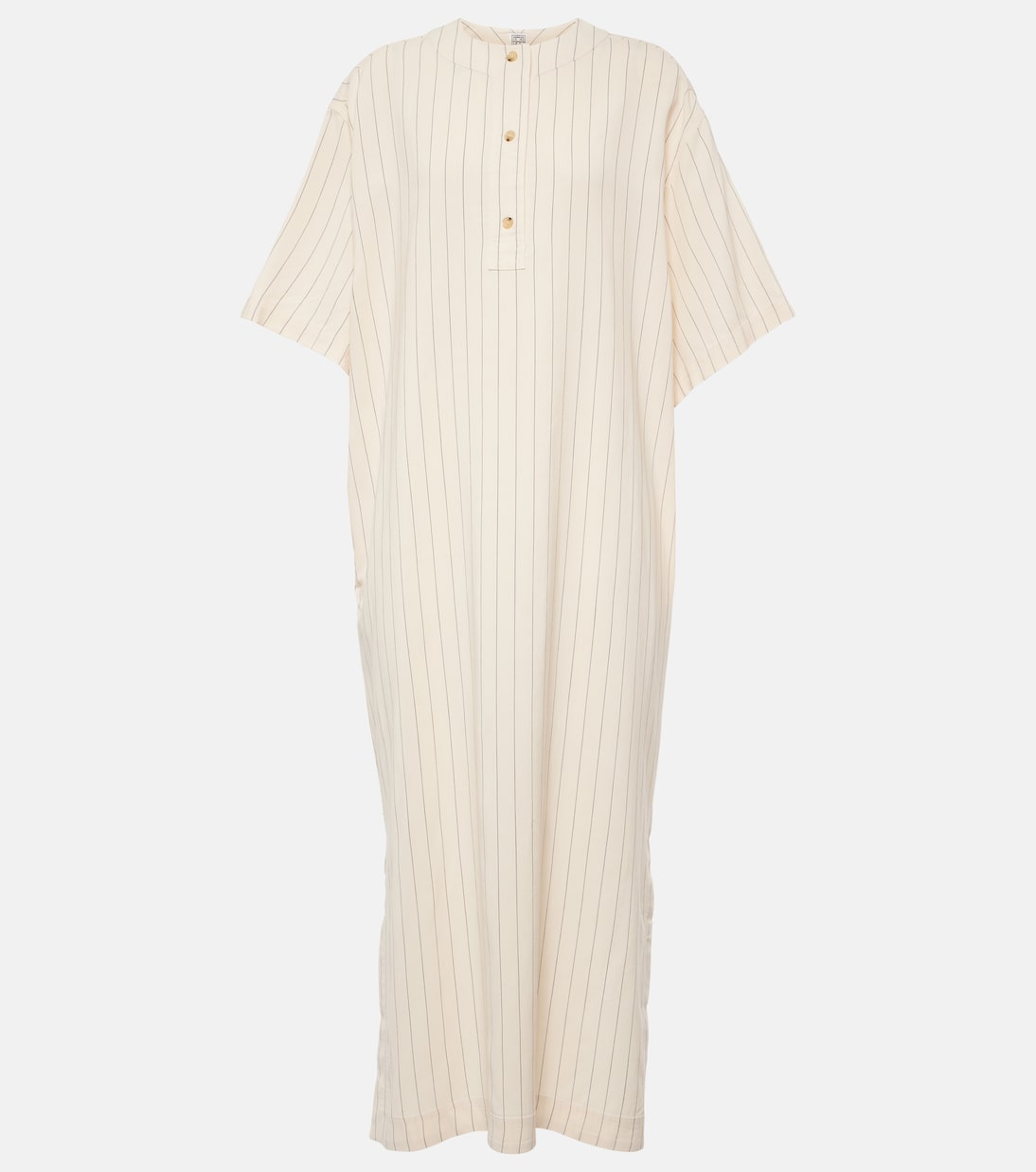 Vestido camisero midi Miles de crepé | Toteme