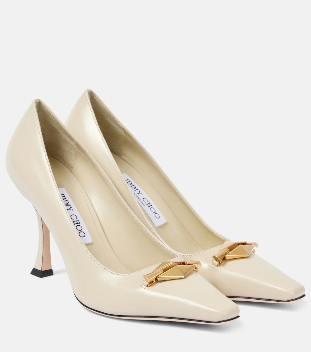Escarpins Ryker 90 en cuir à ornements | Jimmy Choo