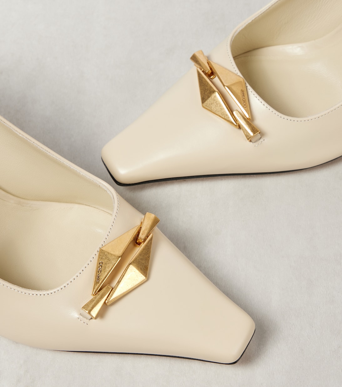 Escarpins Ryker 90 en cuir à ornements | Jimmy Choo