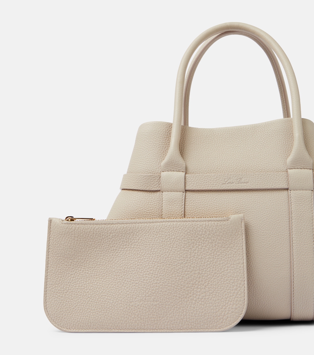 Cabas Ghiera Small en cuir | Loro Piana
