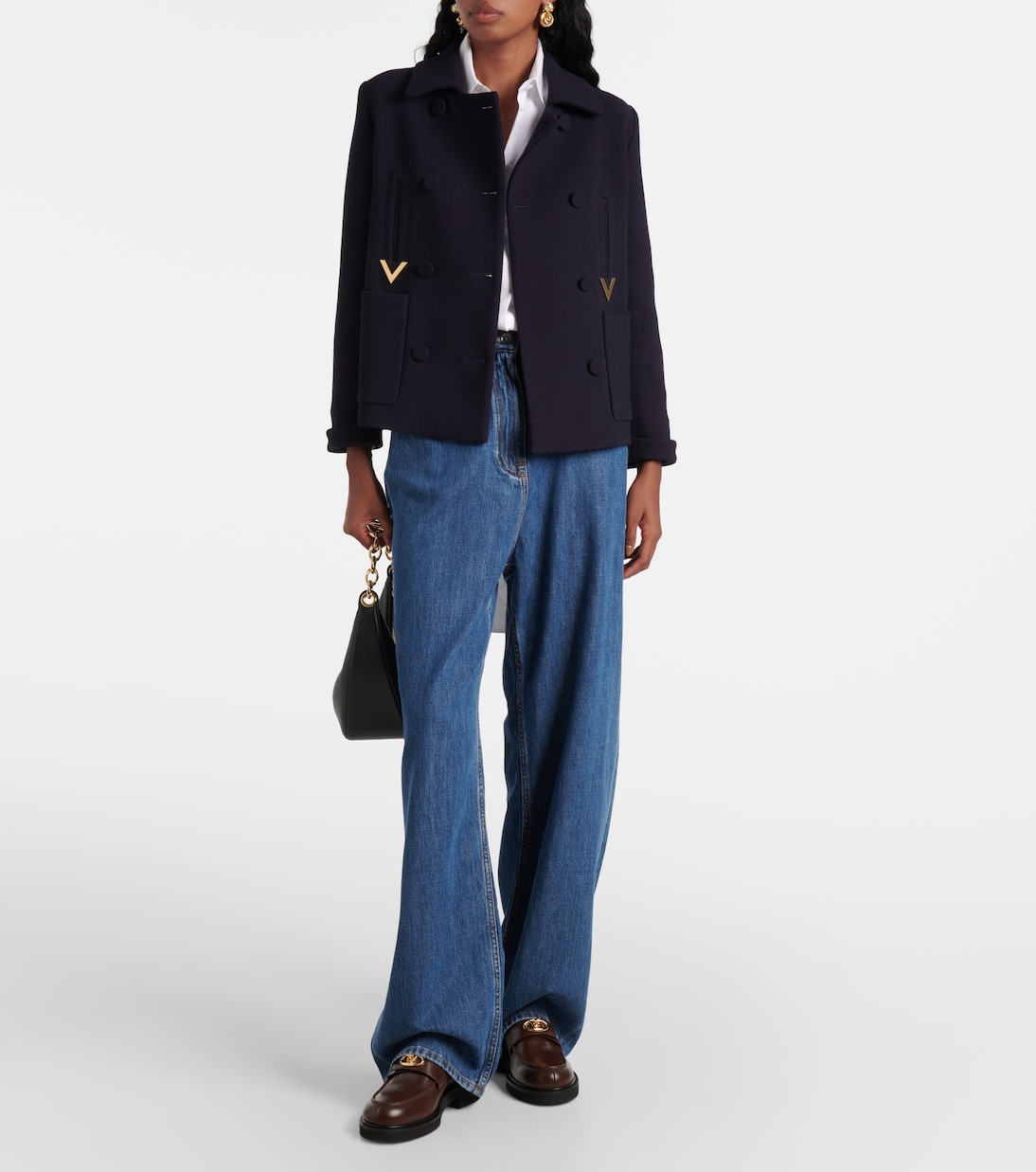 Loafers VLogo Locker aus Leder | Valentino Garavani