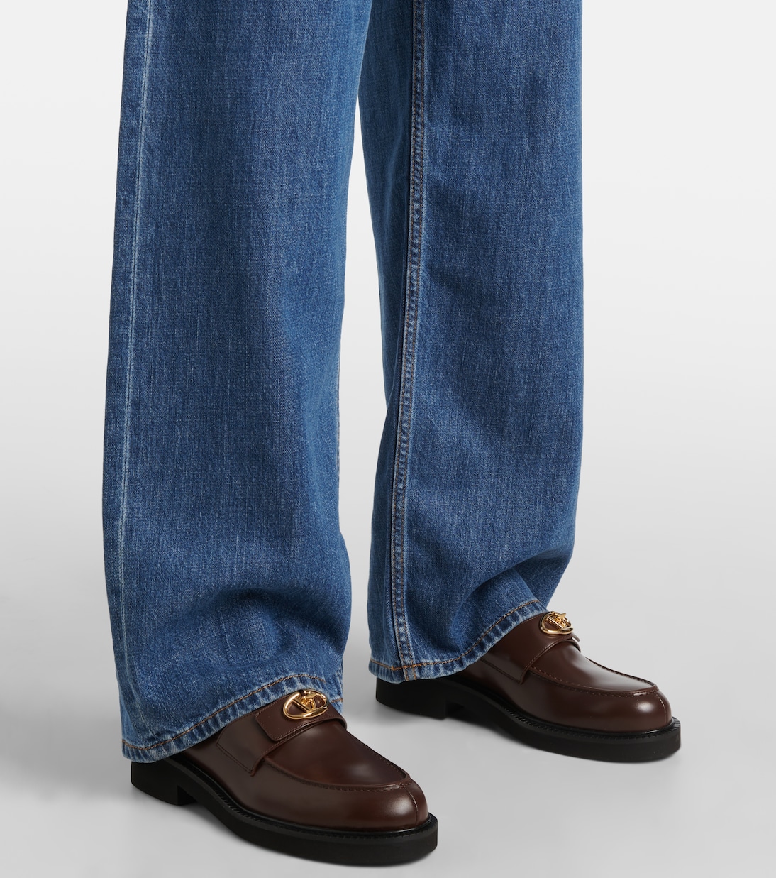 Loafers VLogo Locker aus Leder | Valentino Garavani