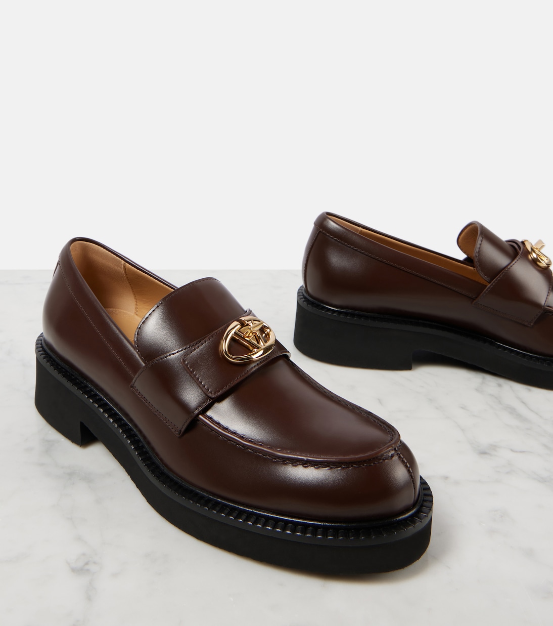 Loafers VLogo Locker aus Leder | Valentino Garavani