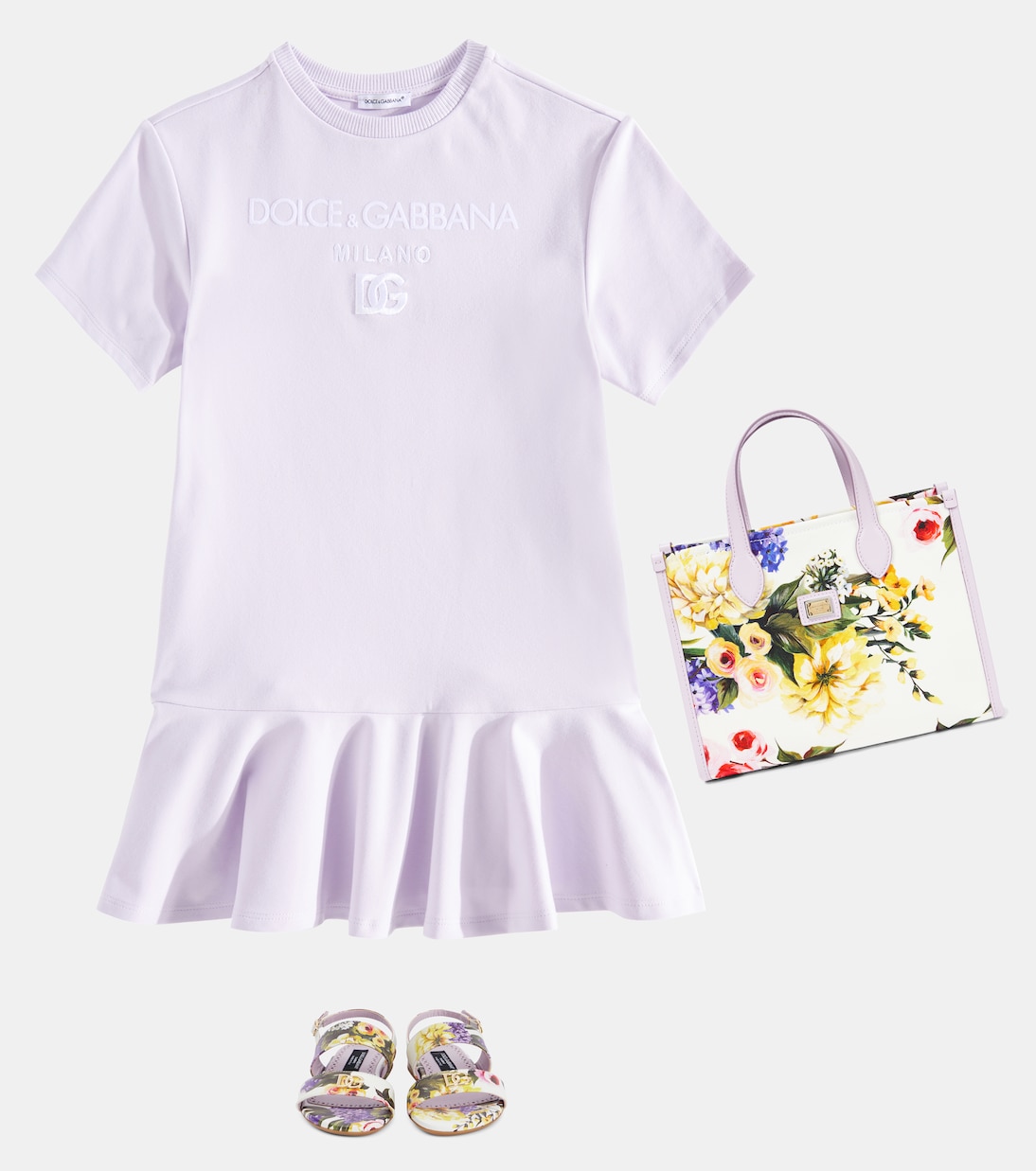 Abito in misto cotone | Dolce&Gabbana Kids