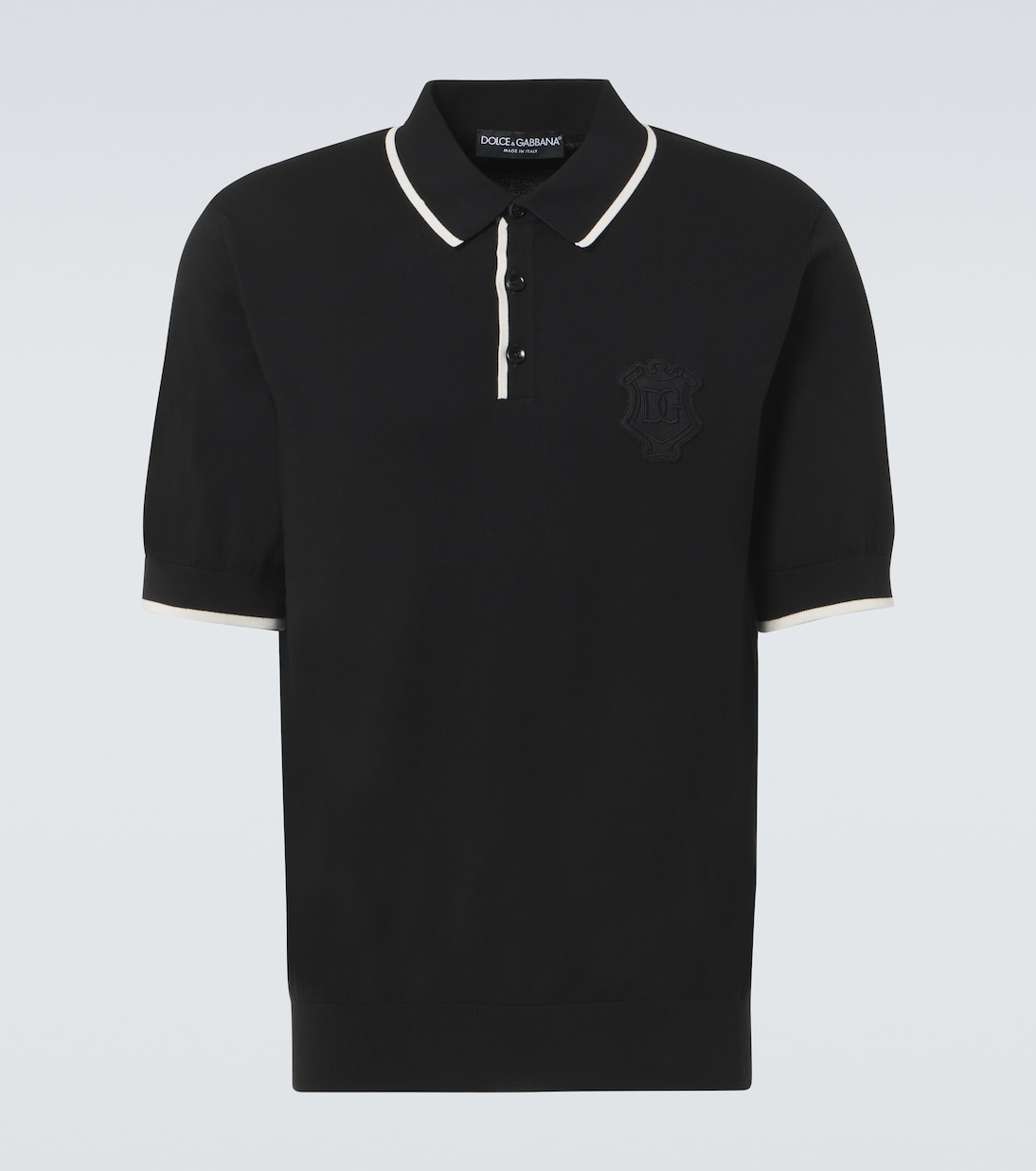 Polo de algodón con logo | Dolce&Gabbana