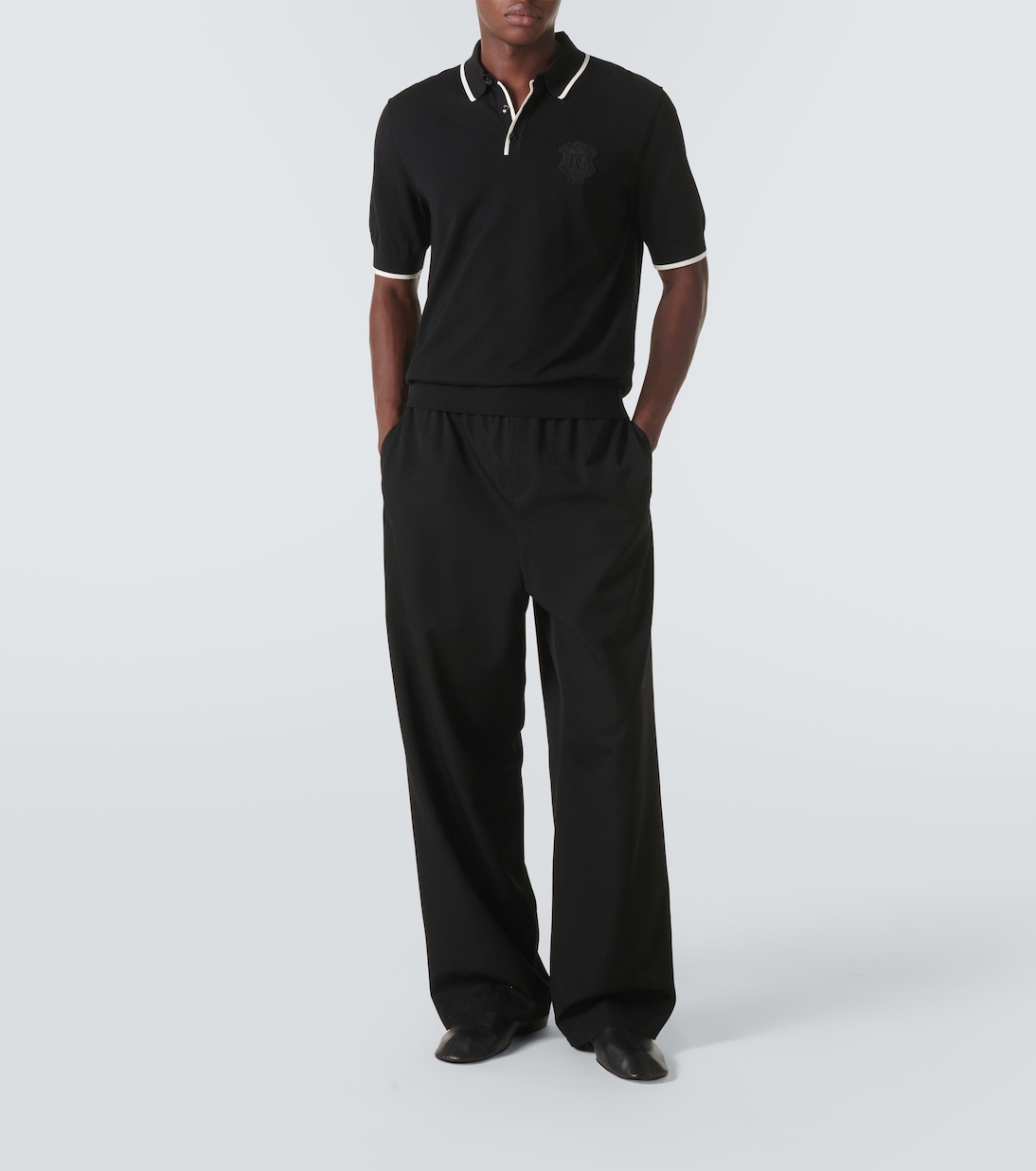 Polo de algodón con logo | Dolce&Gabbana