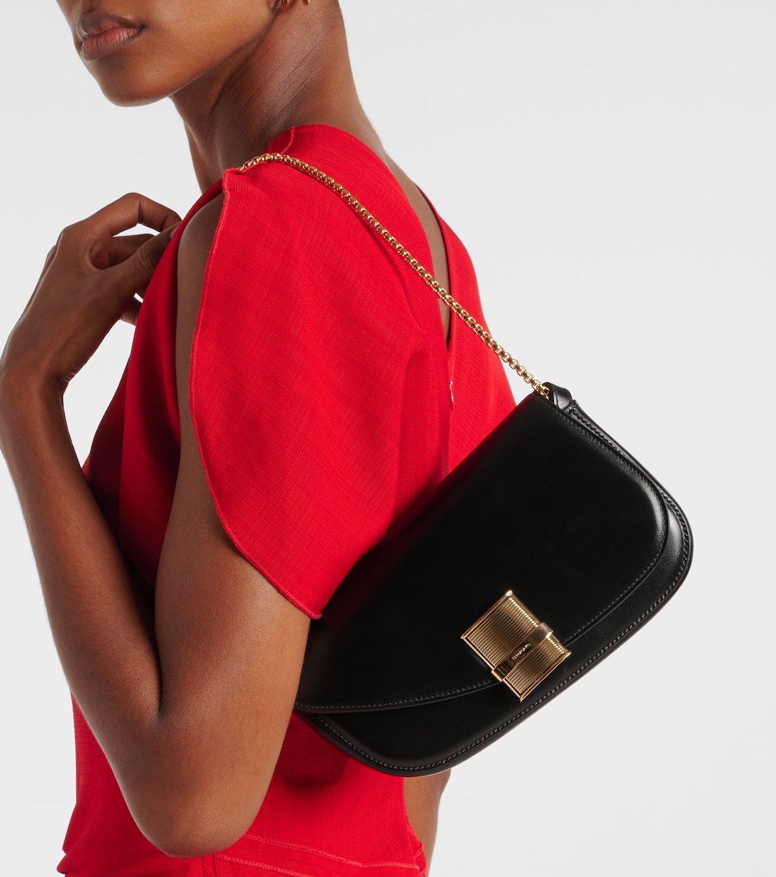 Borsa a tracolla Fiamma Small in pelle | Ferragamo