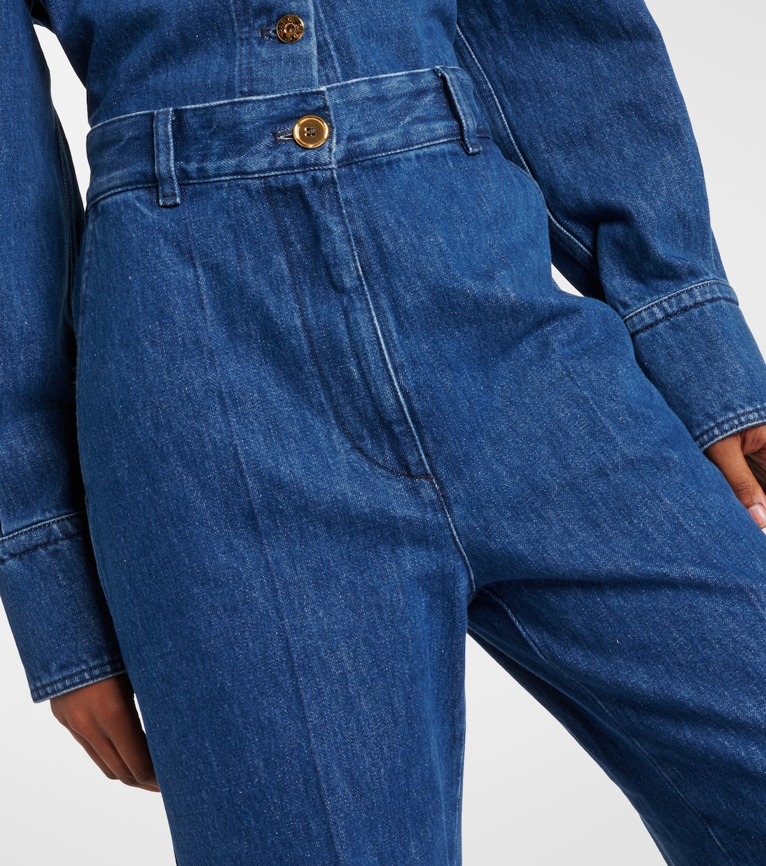 Cropped Wide-Leg Jeans | Patou