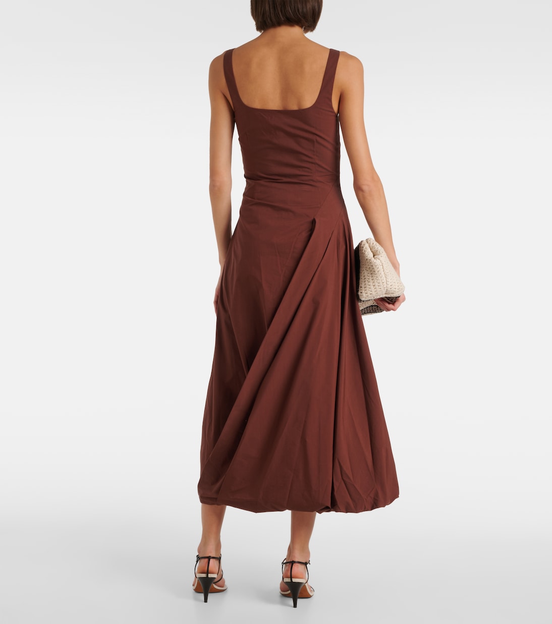 Robe midi Olivia en coton mélangé | Simkhai