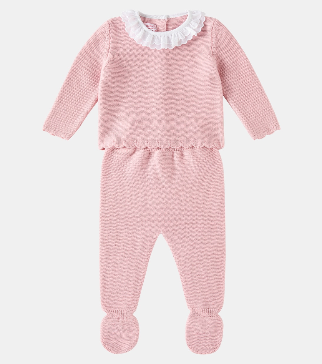 Baby Set Amaya aus Cardigan und Hose | La Coqueta