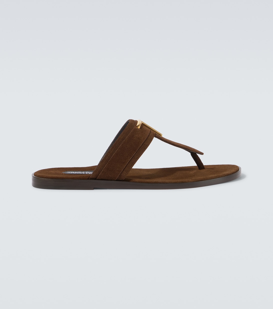Tongs Brighton TF en daim | Tom Ford