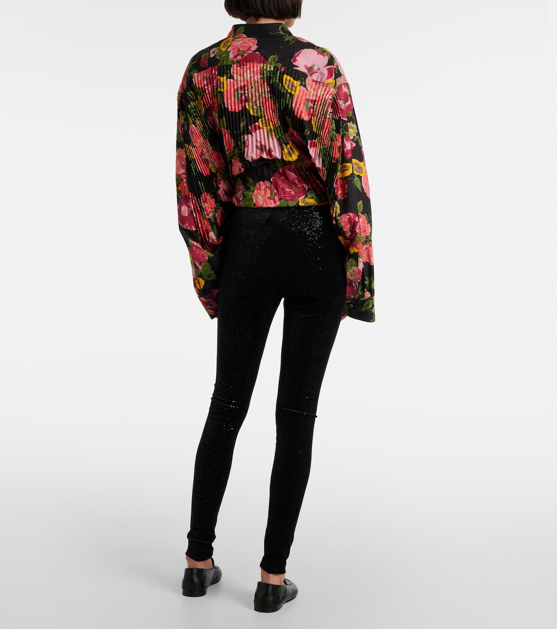Legging en velours à paillettes | Junya Watanabe