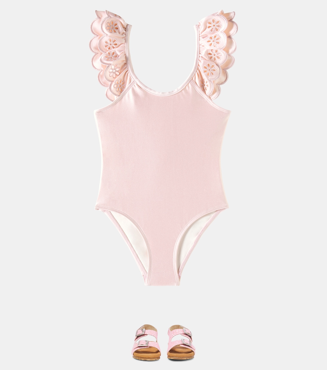 Bañador Everley con bordado floral | Zimmermann Kids