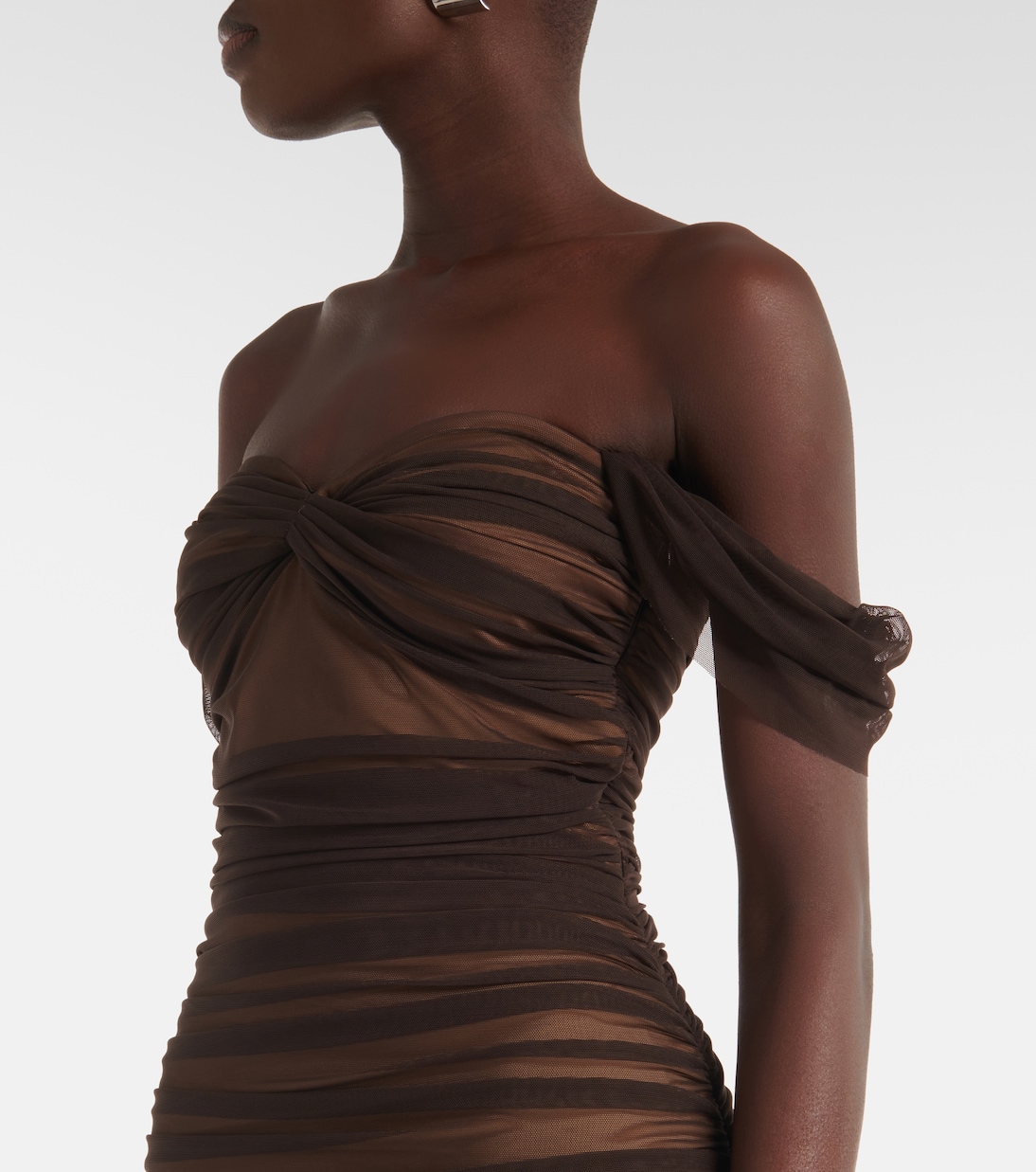 Robe Walter aus Mesh | Norma Kamali