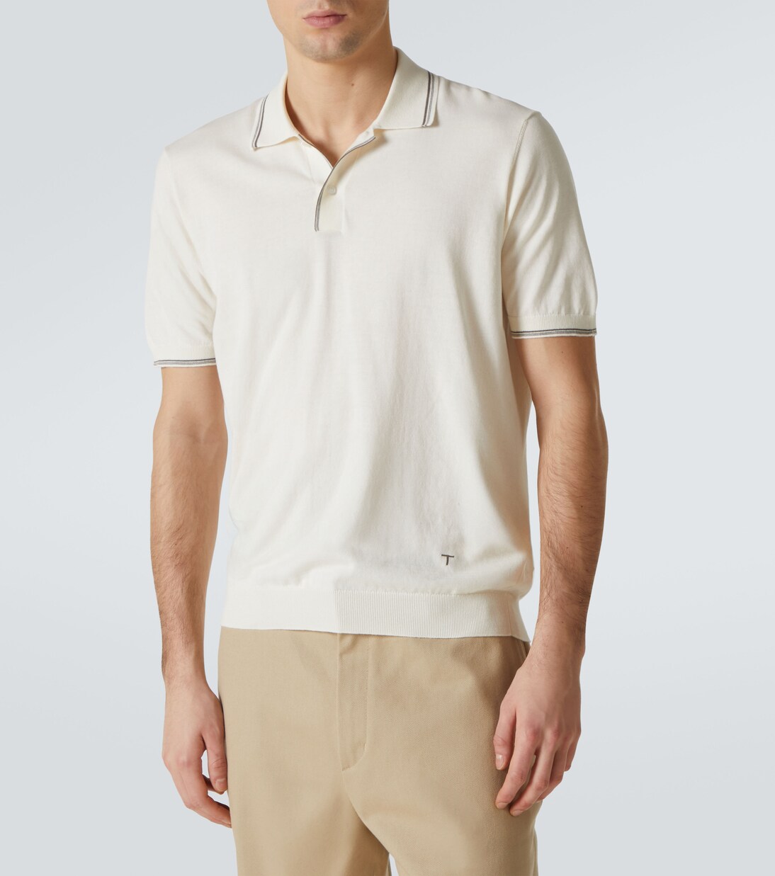 Polo in maglia a coste di cotone | Tod's