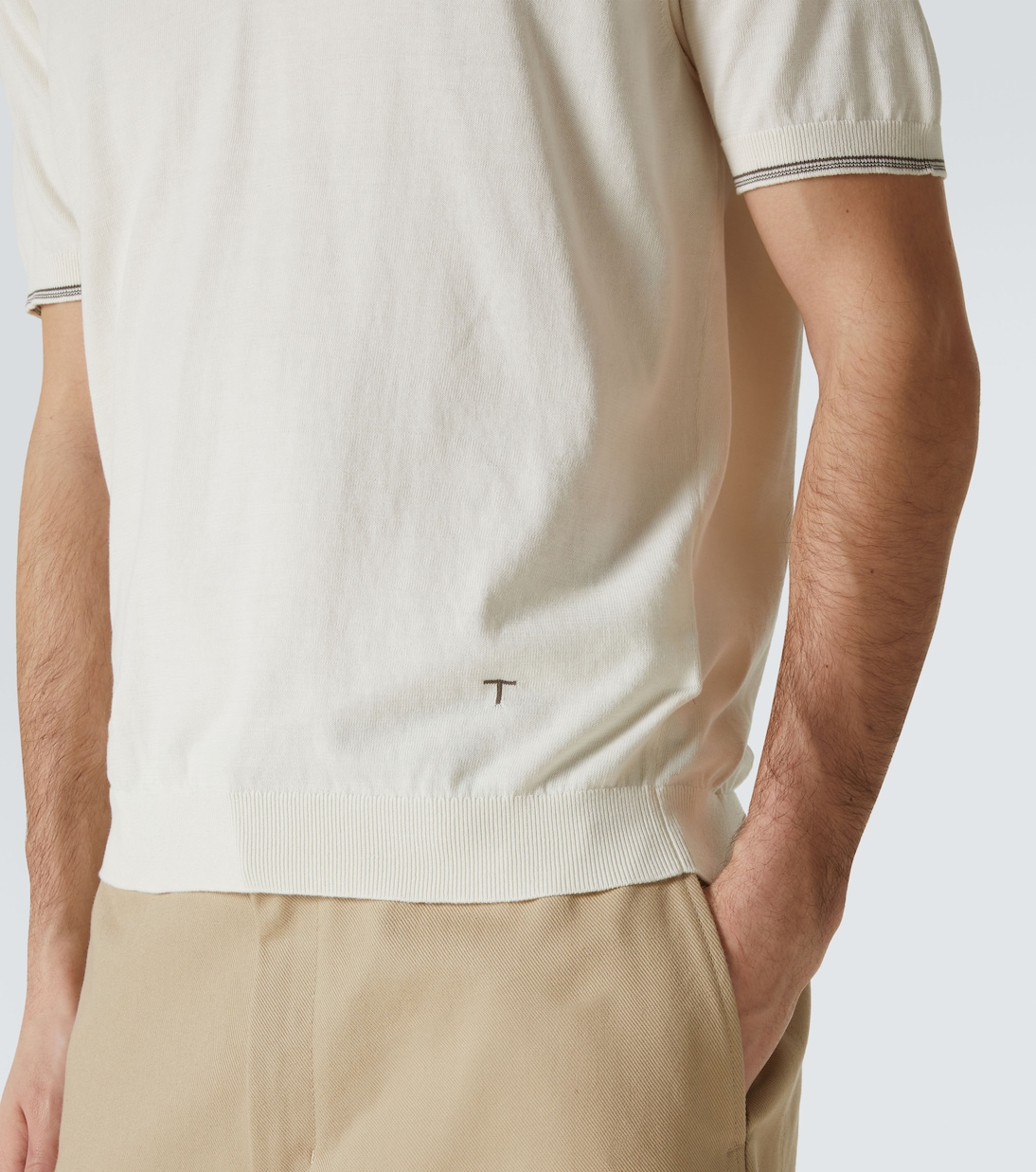Polo in maglia a coste di cotone | Tod's