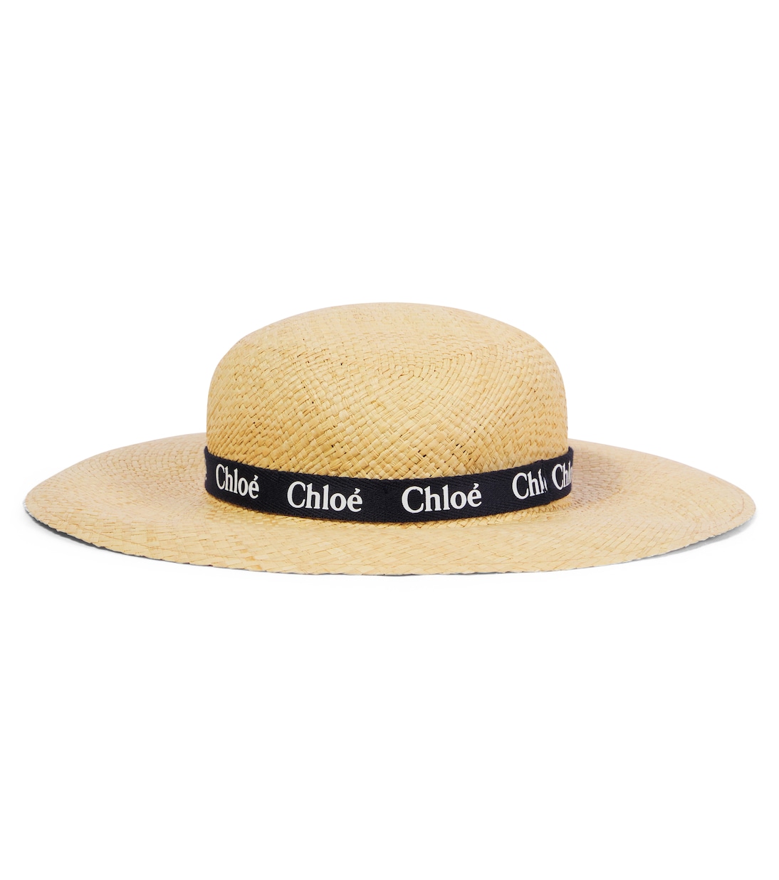 Cappello in rafia con logo | Chloé Kids