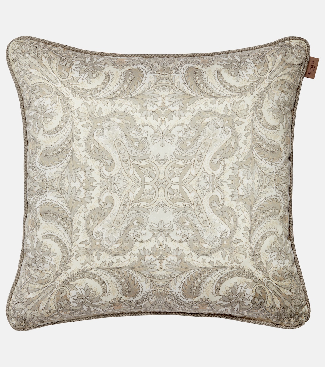 Coussin en jacquard de coton à fleurs | Etro