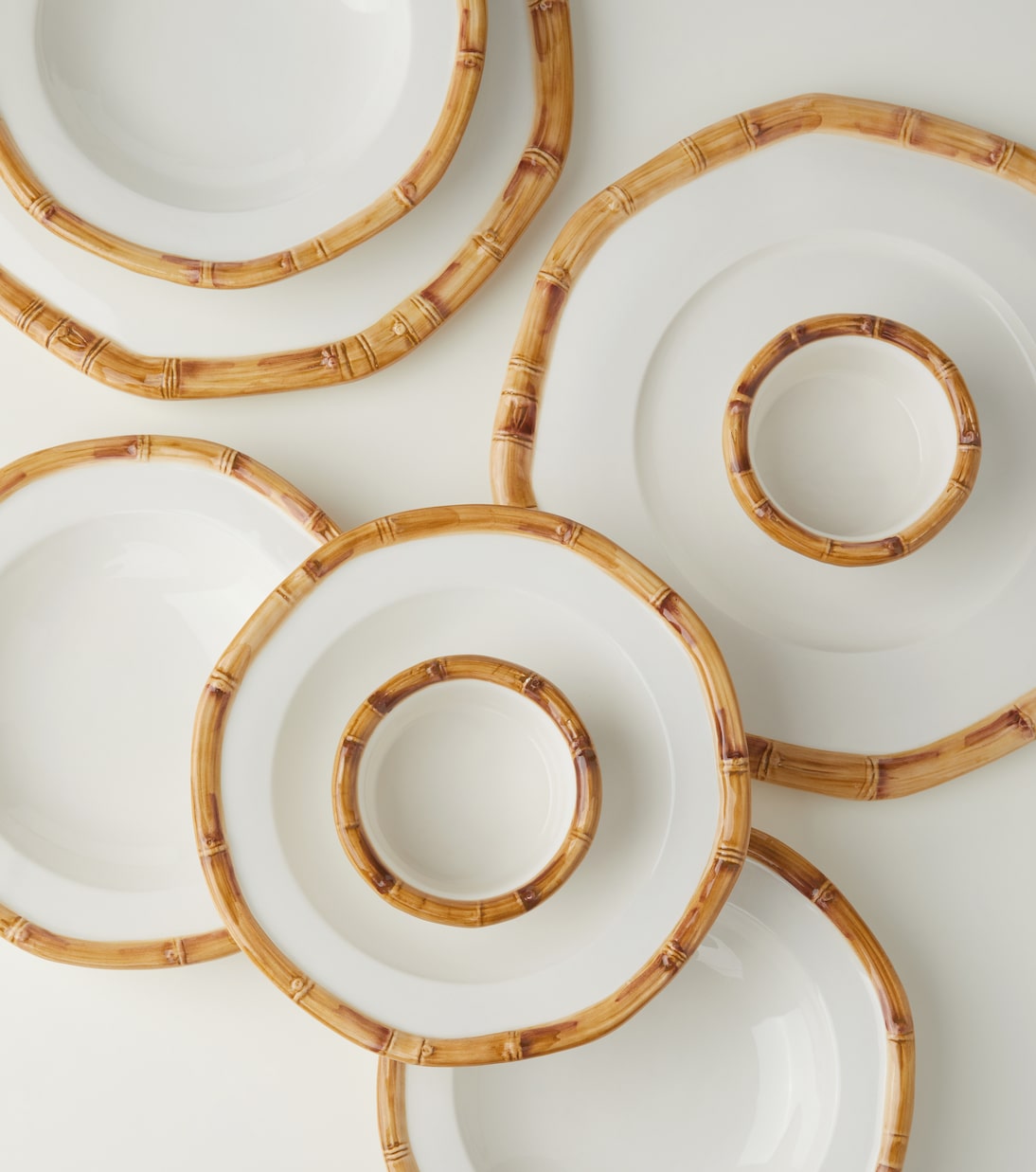 Bamboo set of 2 ceramic bowls | Les-Ottomans