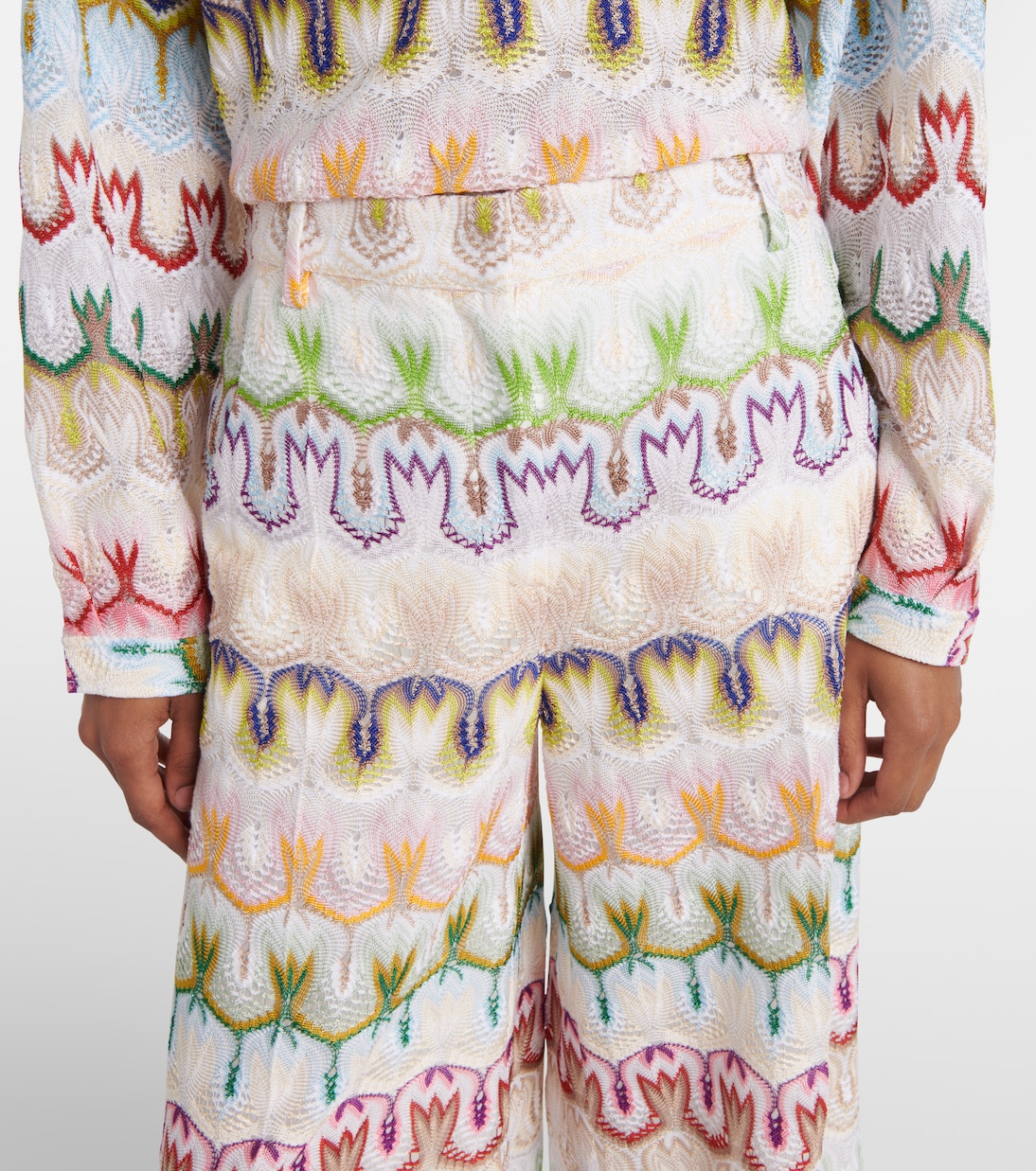 Low-Rise Palazzo-Hose | Missoni