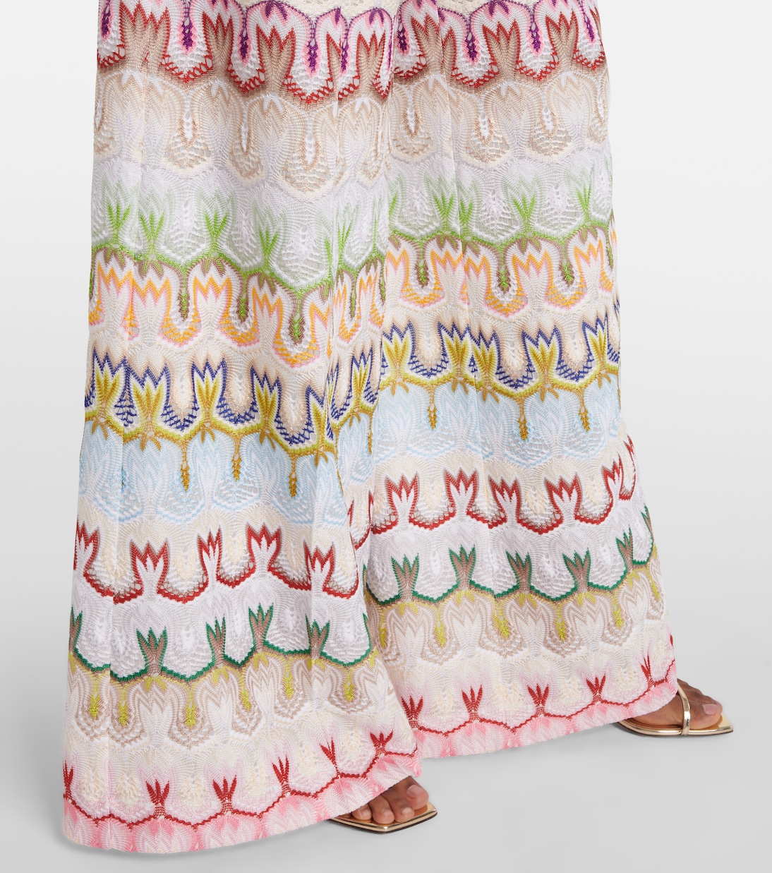 Low-Rise Palazzo-Hose | Missoni