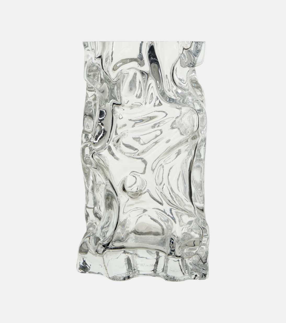 Ice glass vase by Norman Trapman | Polspotten