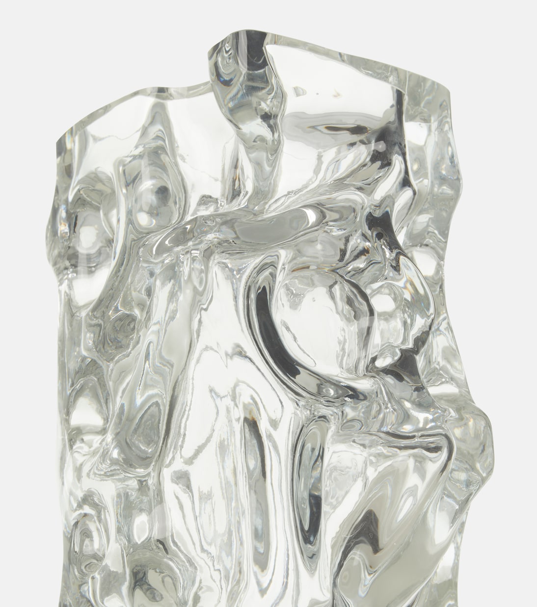 Ice glass vase by Norman Trapman | Polspotten
