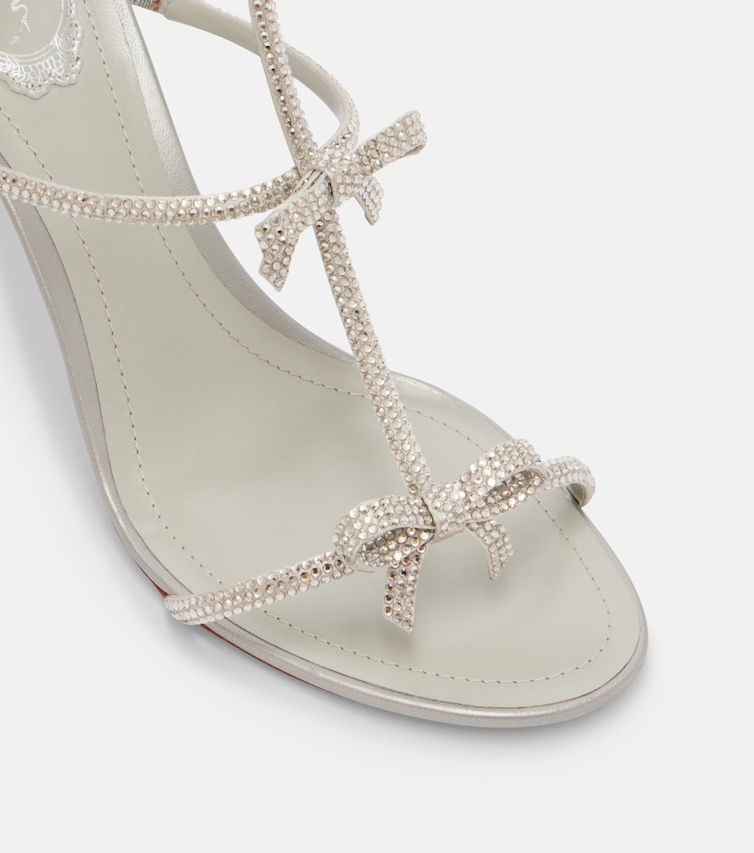 Catherina 80 crystal-embellished sandals | Rene Caovilla