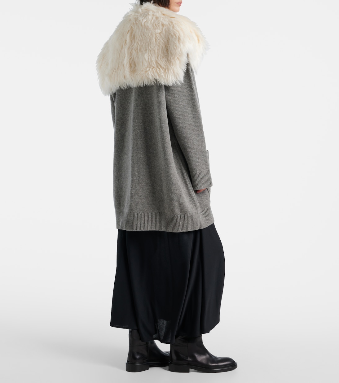 Wool, cotton, and cashmere-blend cardigan | Jil Sander