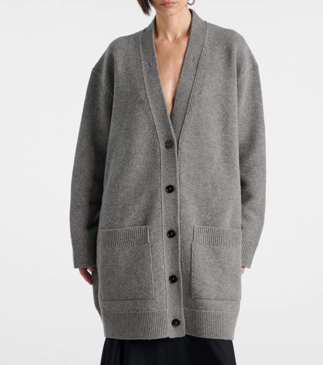 Wool, cotton, and cashmere-blend cardigan | Jil Sander
