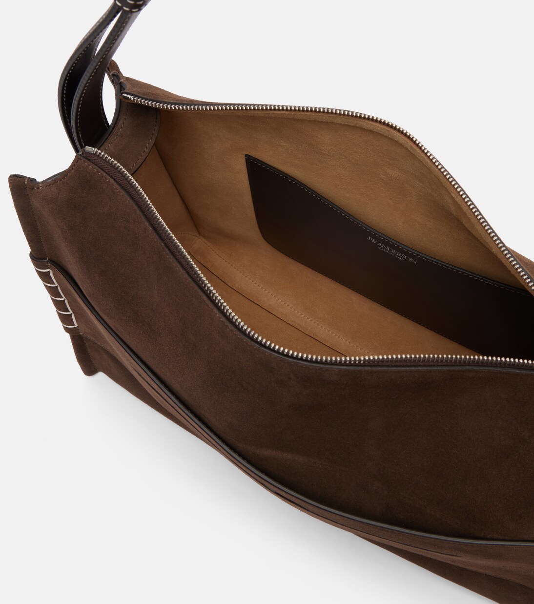 Bolso al hombro Loafer de ante | JW Anderson