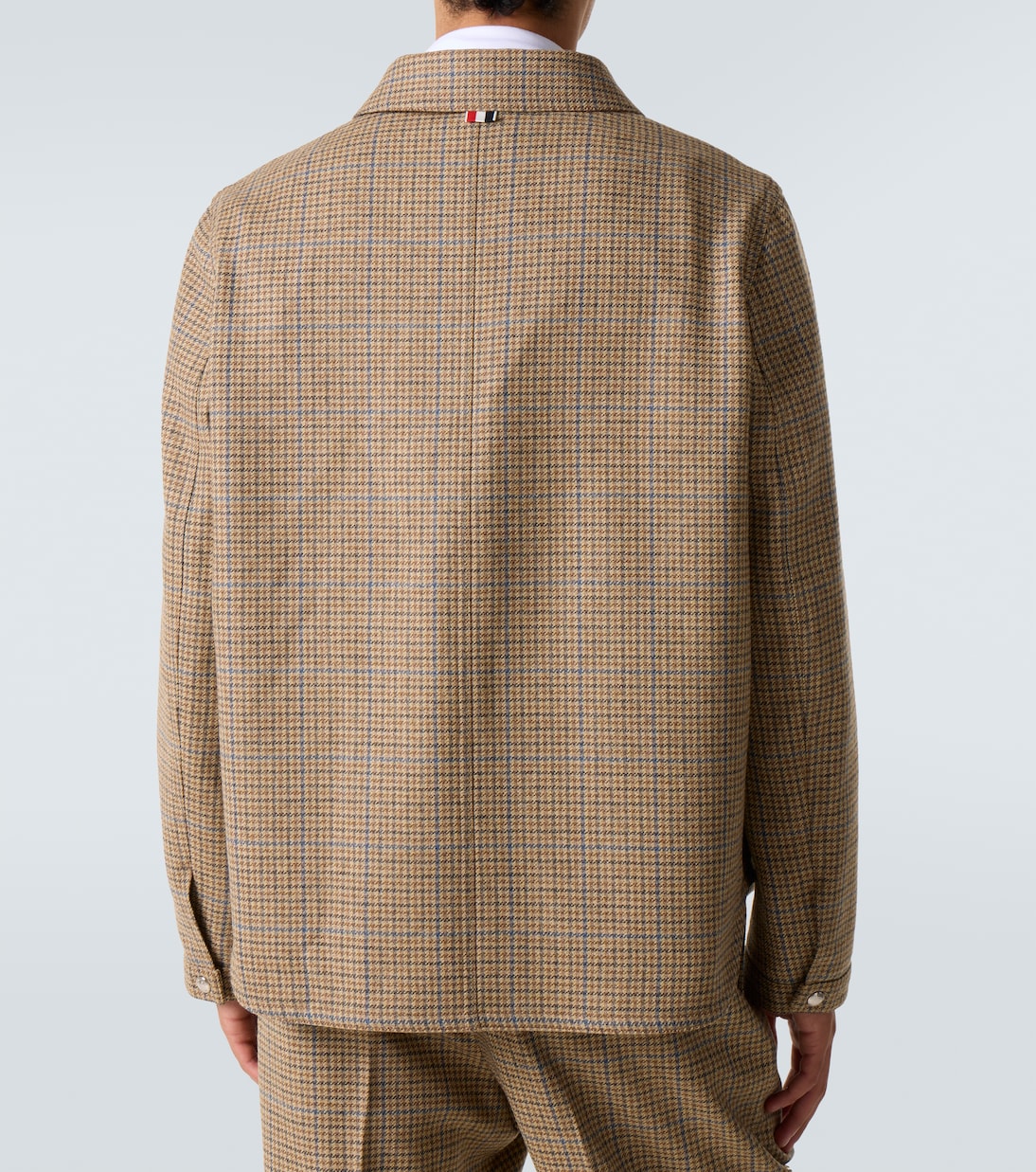 Hemdjacke aus Woll-Tweed | Thom Browne