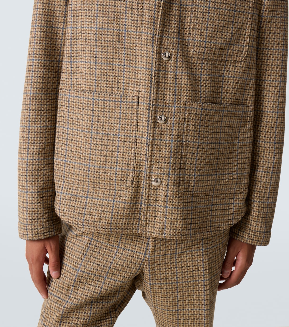 Hemdjacke aus Woll-Tweed | Thom Browne