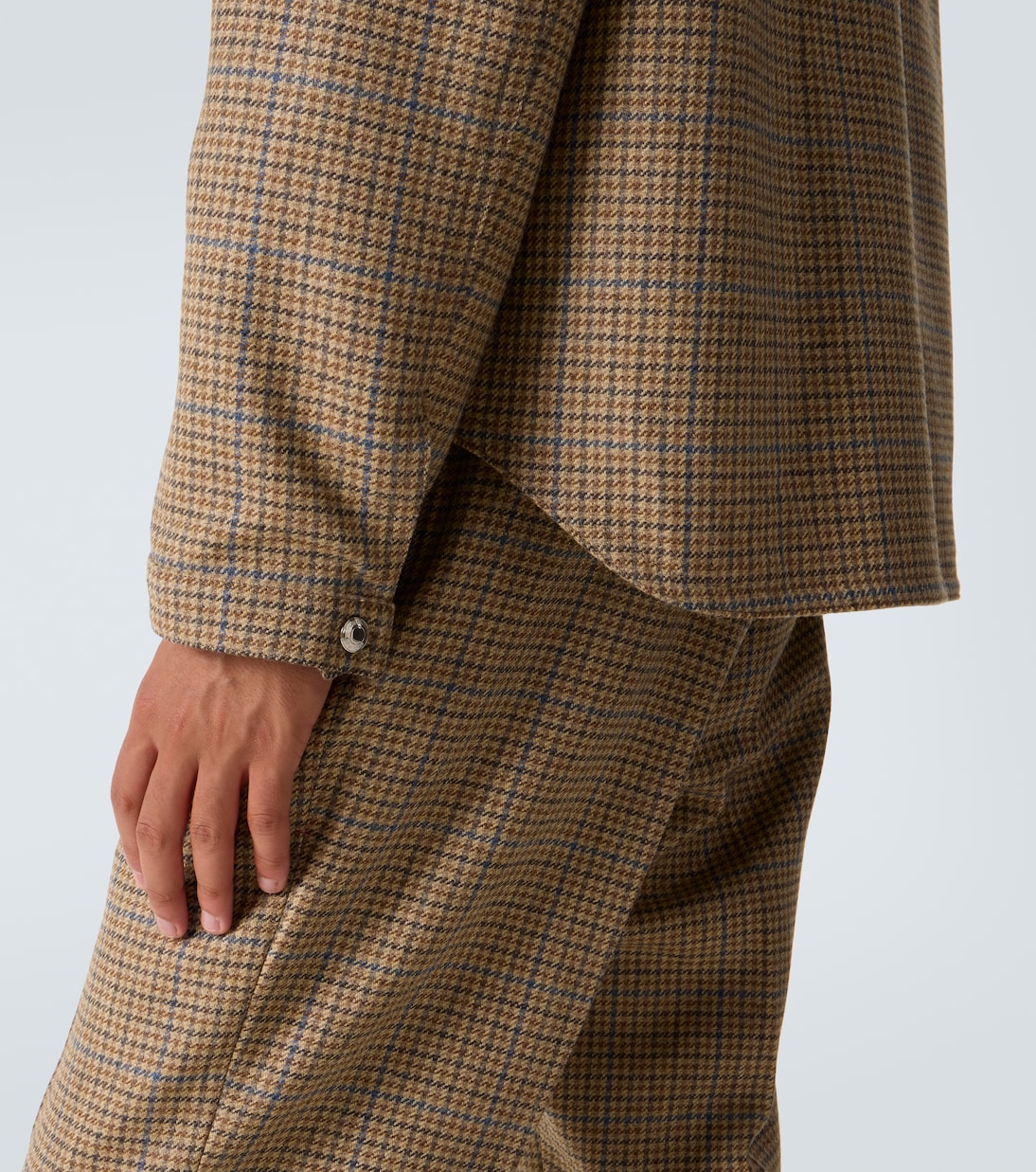 Hemdjacke aus Woll-Tweed | Thom Browne