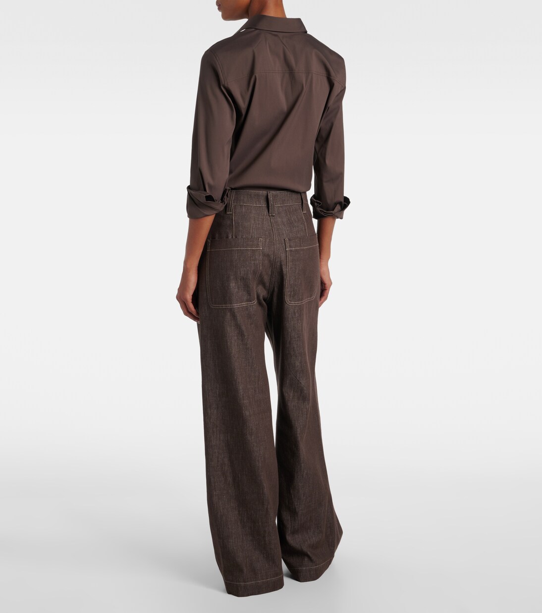 Mid-rise wide-leg jeans | Brunello Cucinelli