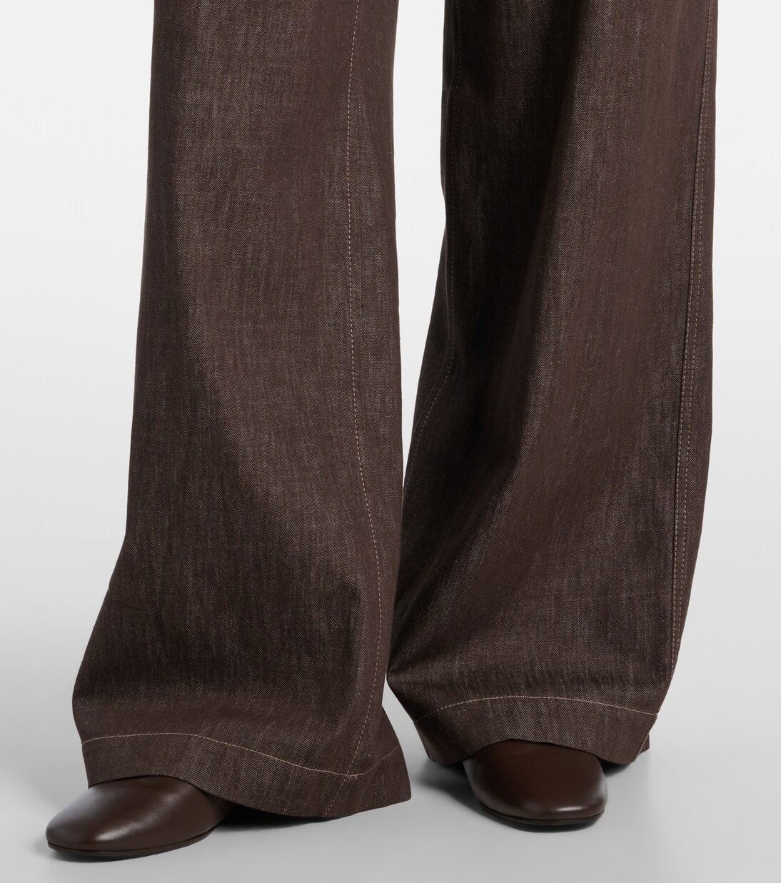 Mid-rise wide-leg jeans | Brunello Cucinelli
