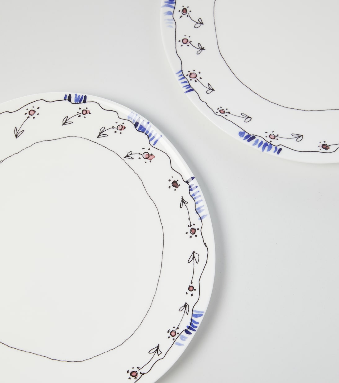 x Marni Anemone Milk set of 2 dinner plates | Serax