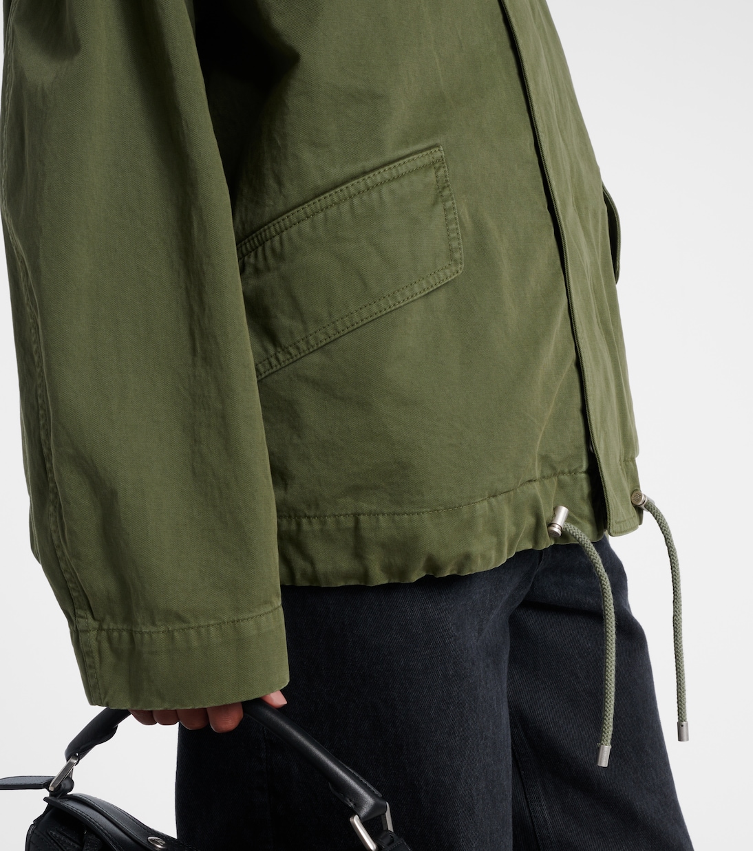 Cotton canvas vest and jacket set | Loewe