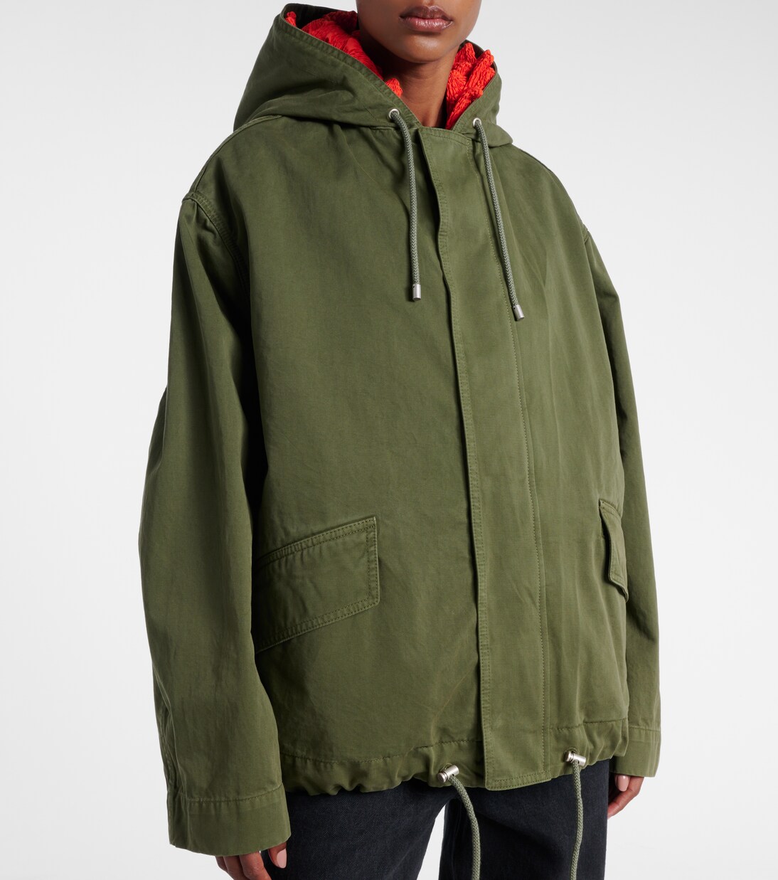 Cotton canvas vest and jacket set | Loewe