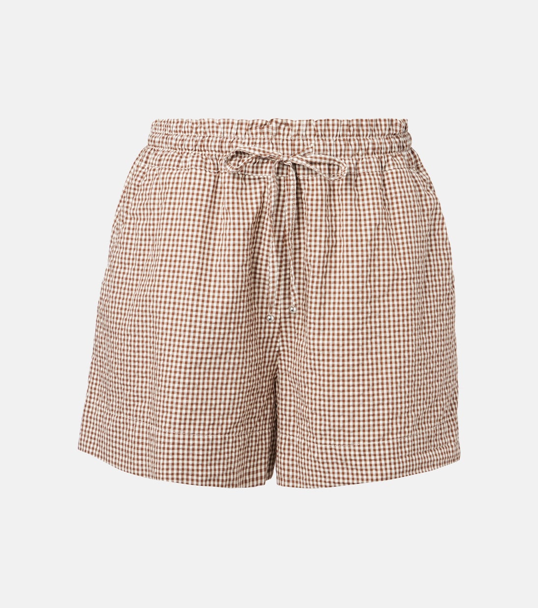 Shorts Tijana de sirsaca a cuadros | Veronica Beard