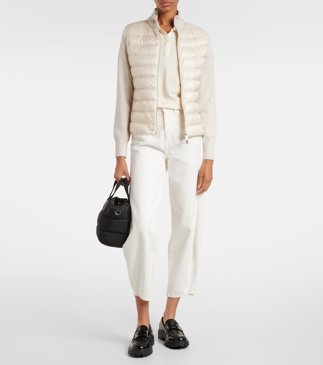 Cardigan imbottito in lana vergine | Moncler