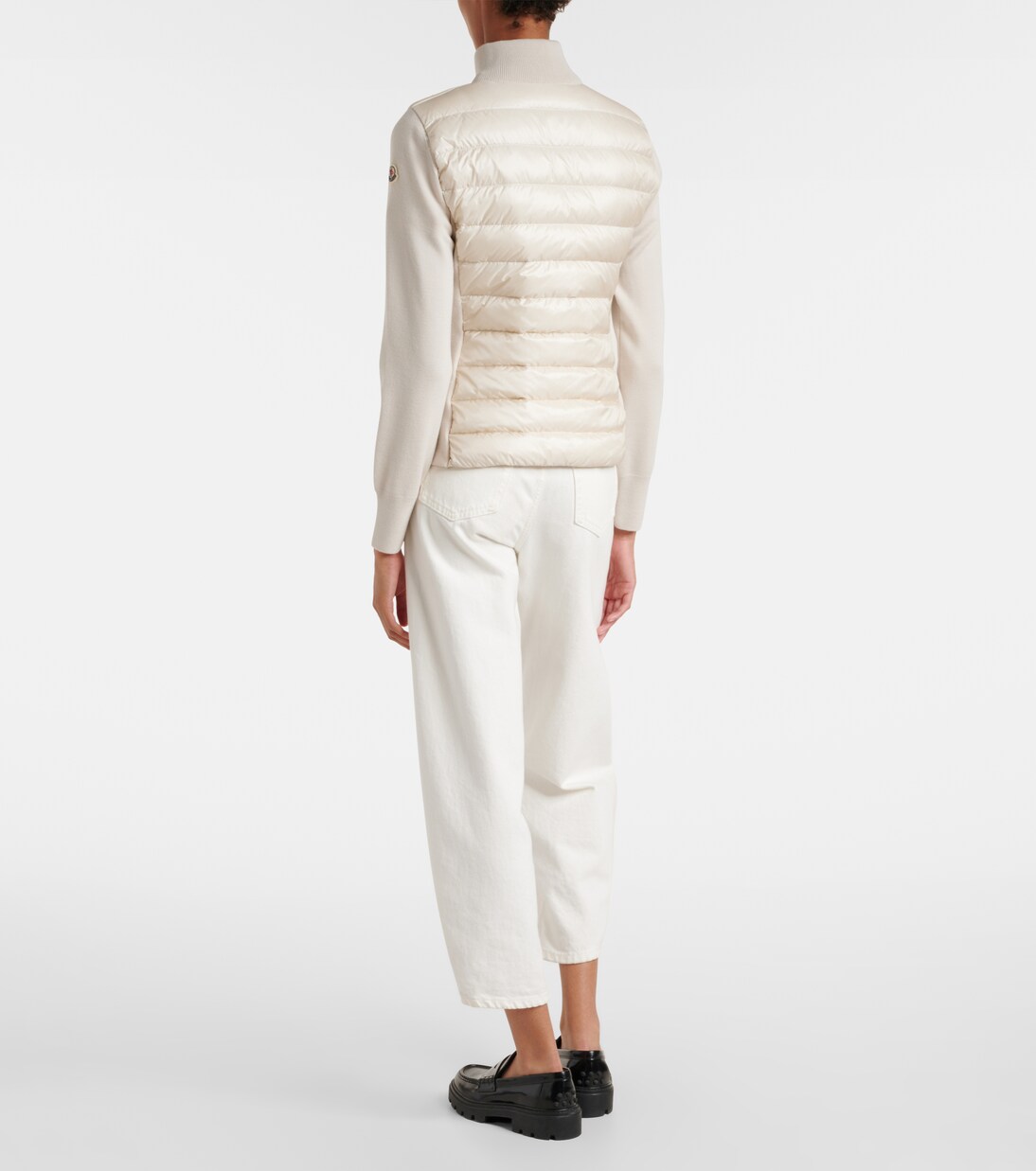 Cardigan imbottito in lana vergine | Moncler