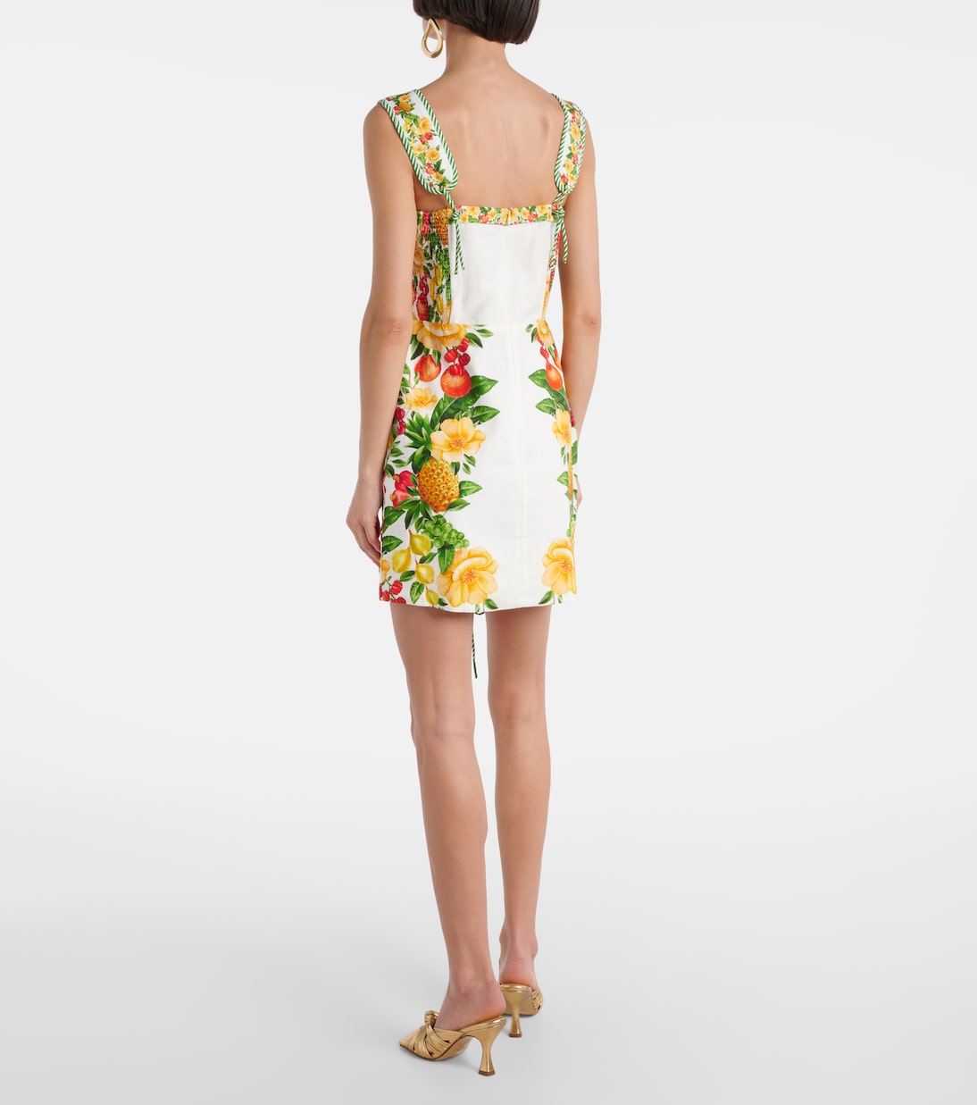 Robe en lin mélangé à fleurs | Farm Rio